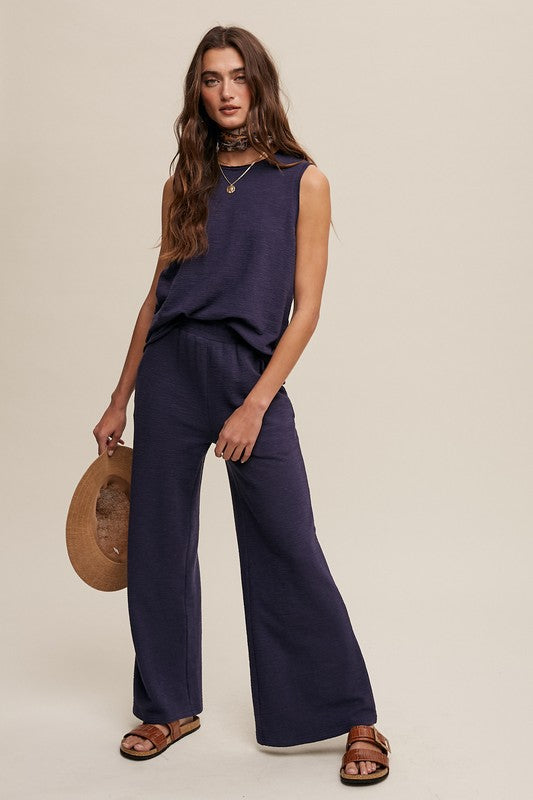 Sale! Originally $69 Soft Knit Tank and Sweat Pant Set