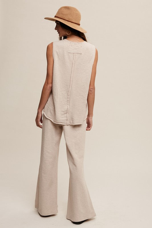 Sale! Originally $69 Soft Knit Tank and Sweat Pant Set