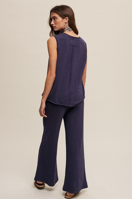 Sale! Originally $69 Soft Knit Tank and Sweat Pant Set