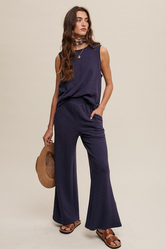 Sale! Originally $69 Soft Knit Tank and Sweat Pant Set
