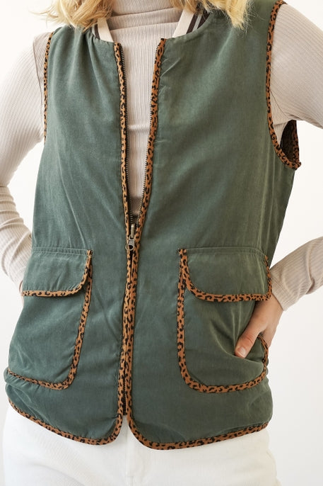 Sale! Originally $44. Reversible Vest/Runs Small/Size Up